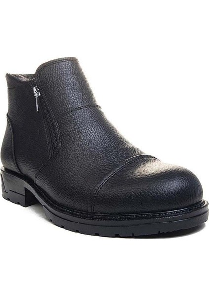 Erkek Kürklü Bot Siyah • Sıcak Astar • Kışlık Su Geçirmez Taban • Rahat Günlük Bot (40-44)