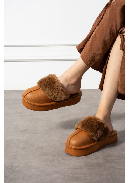 Içi Tüylü Dışı Eva Su Geçirmez Kaymaz Taban Önü Kapalı Ev Terliği Kışlık Terlik fiyatları