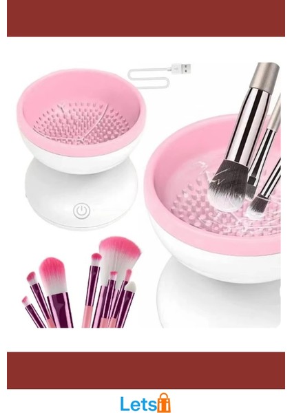 USB Şarjlı Elektrikli Makyaj Fırçası Temizleyici fırsatları