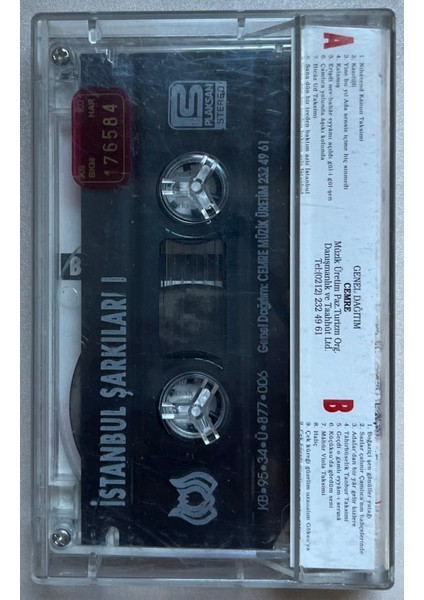 Istanbul Şarkıları Kaset (Orijinal Dönem Baskı Kaset) fiyatları