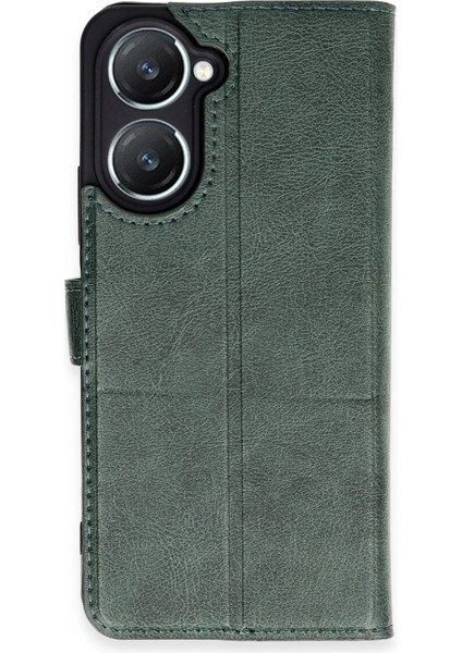 Vivo Y18 Kılıf Trend S Plus Kapaklı Kılıf - YEŞIL-(5796) - TG0012-2SEVO7