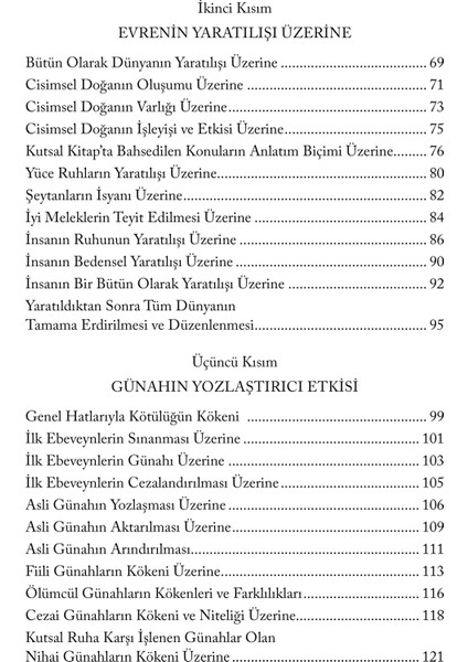 Teolojinin Kısa Özeti fırsatları
