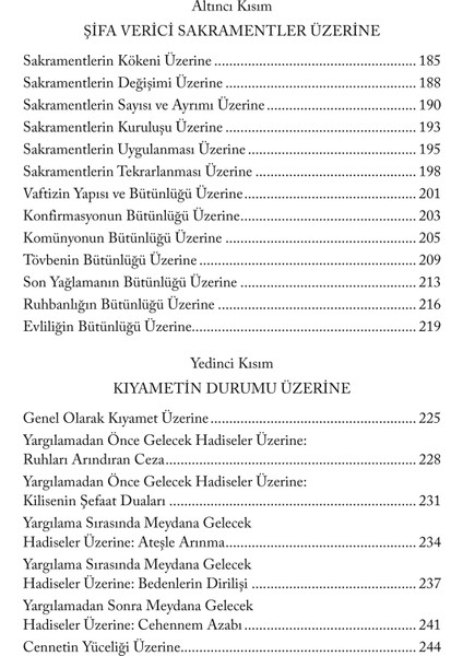 Teolojinin Kısa Özeti