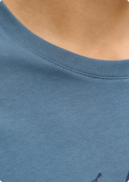 Jack&jones 12294516 Jjedover On Yazılı Battal Buyuk Beden Kısa Kol Tshırt modelleri