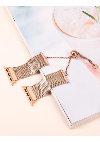 Apple Watch 10 46MM Flashcord 137 Metal Hasır Kordon fırsatları