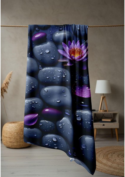 Dijital Baskı Plaj Deniz Havlusu Modern Desenli Peştamal (80X160 Cm) HVL0059 fiyatları