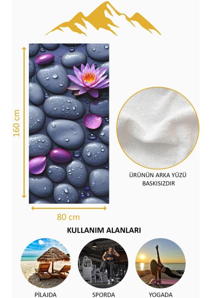 Dijital Baskı Plaj Deniz Havlusu Modern Desenli Peştamal (80X160 Cm) HVL0059 fırsatları