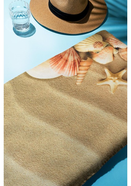 Dijital Baskı Plaj Deniz Havlusu Kumsal Desenli Peştamal HVL0031 fiyatları