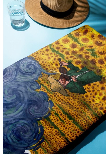 Dijital Baskı Plaj Deniz Havlusu Modern Desenli Peştamal HVL0074 fiyatları