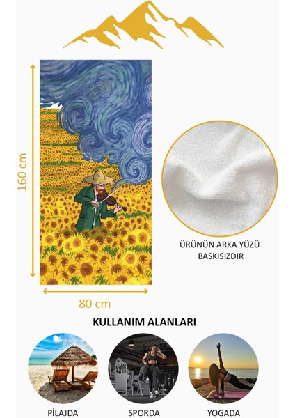 Dijital Baskı Plaj Deniz Havlusu Modern Desenli Peştamal HVL0074 fırsatları