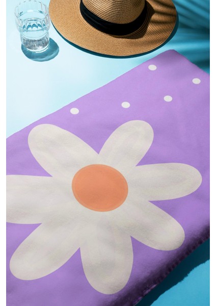 Dijital Baskı Plaj Deniz Havlusu Çiçek Desenli Peştamal HVL0183 fiyatları