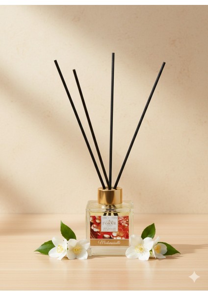 Bambu Çubuklu Oda Kokusu Parfüm Serisi Matmazel Mademoilselle Banyo ve Salon Kokusu