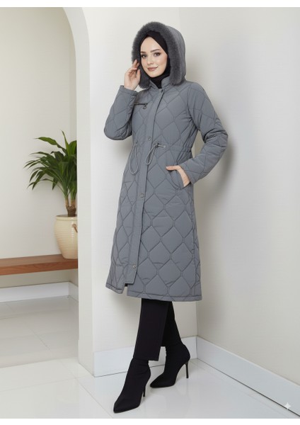 Kadın Beli Bağcıklı Nova Kumaş Mont fırsatları