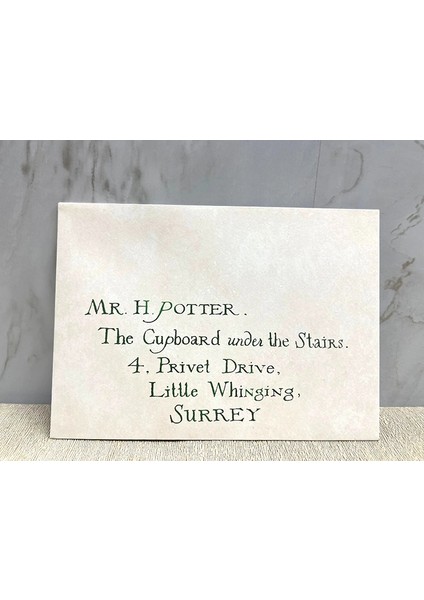 Buğz Harry Potter Davet Mektubu 10'lu