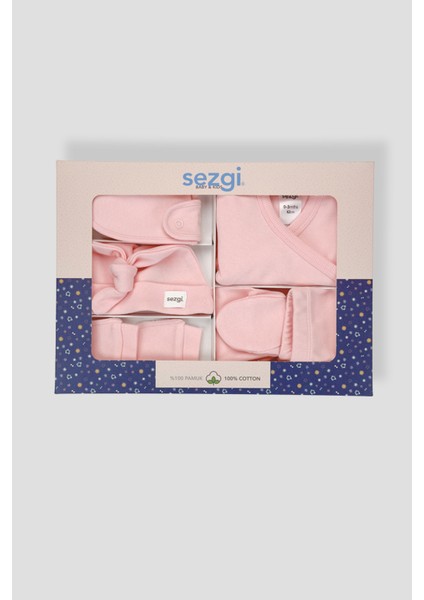 Kız Bebek 5'li Hastane Çıkışı %100 Pamuk modelleri