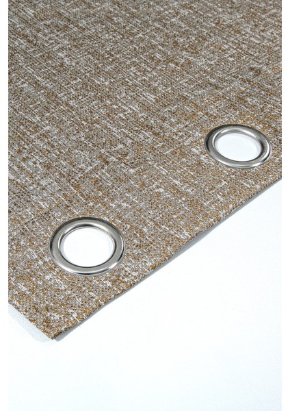 Madrid Halkalı Fon Perde Kahve 140X260 fırsatları