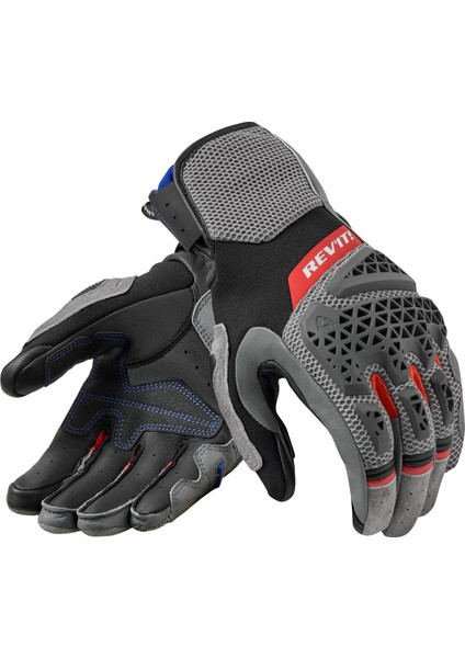 Sand 5 Eldiven Gri-Kırmızı