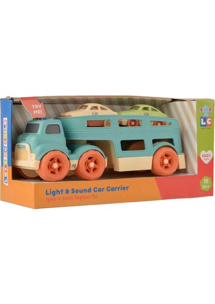 Sesli ve Işıklı Taşıyıcı Tır 3 Parça