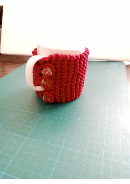 Kupa Kılıfı Düğme Detaylı