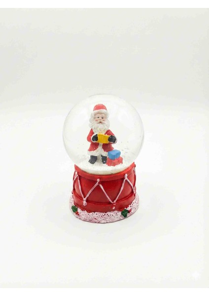 Yılbaşı Temalı Mini Boy Kar Küresi - Noel Baba (6.5 Cm) - Küçük Hediyelik modelleri