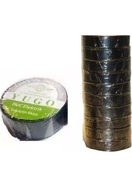 Yugo Izole Bant Siyah 19MMX15M 1.kalite