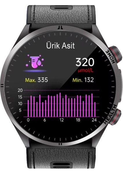 Electro Pro 2 Hava Basınçlı Tansiyon Şeker Nfc Sesli Görüşme Ekg Türkçe Akıllı Saat