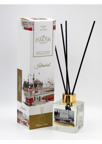 Çubuklu Bambu Oda Kokusu Parfüm Serisi Istanbul Banyo ve Salon Koku 100 ml fiyatları