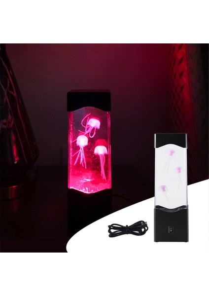 Çocuklar, Erkek, Kız, Kadın, Doğum Günü, Noel, Şükran Günü, Tüm Tatiller Için Hediyeler Denizanası Lamba Masası Duyusal Gece Ruh Hali Işığı (Yurt Dışından) indirimleri