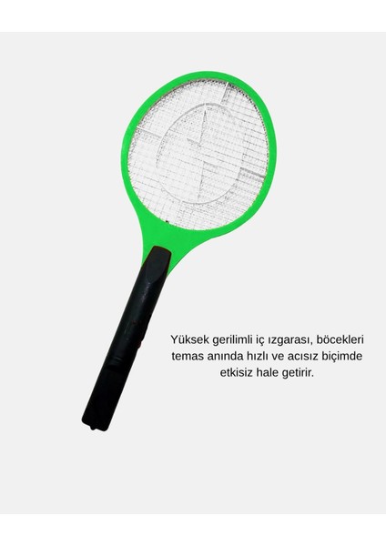 Buğz Yüksek Gerilimli Elektronik Sinek Raket – Sessiz, Kimyasız ve Güvenli Kullanım fiyatları