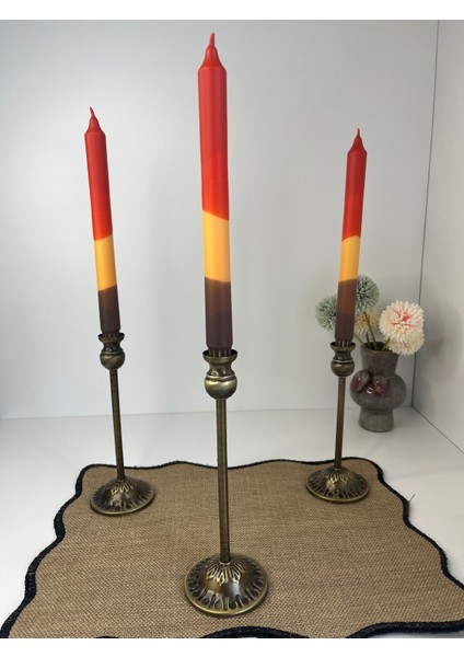 Renkli Şamdan Mum (Tek Adet Fiyatıdır ) fiyatları