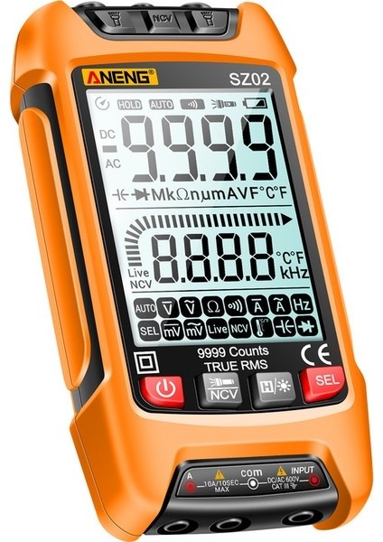 SZ02 Akıllı Dijital Multimetre Otomatik Menzil (Yurt Dışından)