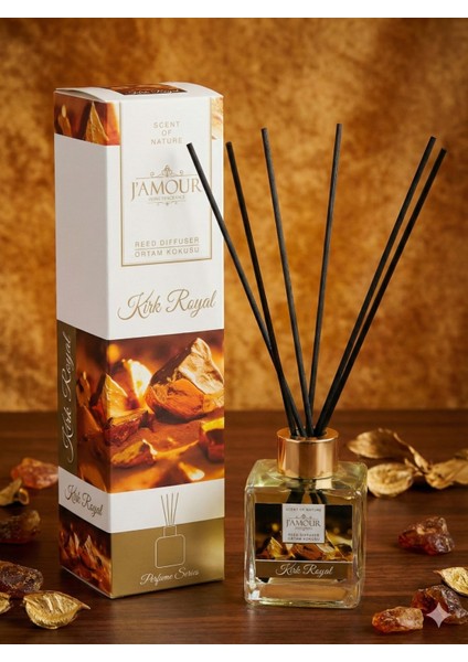 Çubuklu Bambu Oda Kokusu Parfüm Serisi Kirk Royal Banyo ve Salon Kokusu