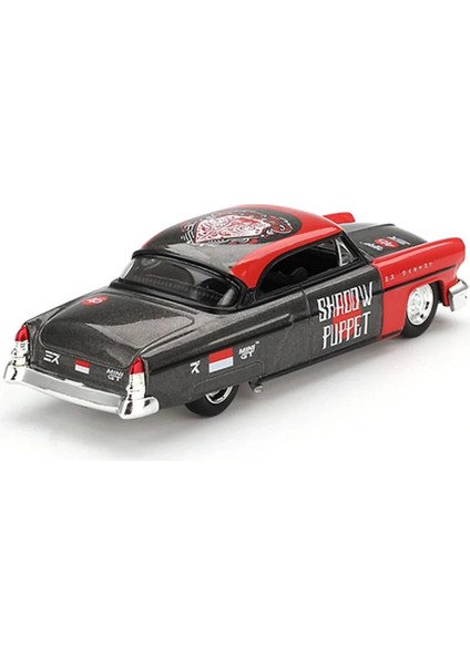 Gt 1/64 Lincoln Capri Hot Rod 1954 "shadow Puppet" Mını Gt x Mızu Diecast fiyatları