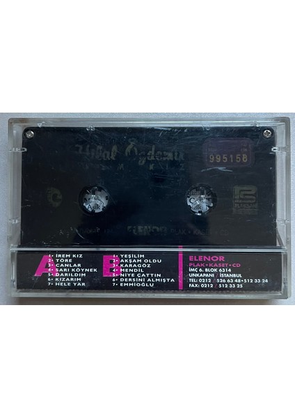 Hilal Özdemir Irem Kız Kaset (Orijinal Dönem Baskı Kaset) fiyatları