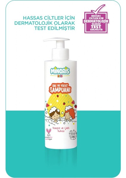 Minoris Kids Organik Saç ve Vücut Şampuanı 400ML fırsatları