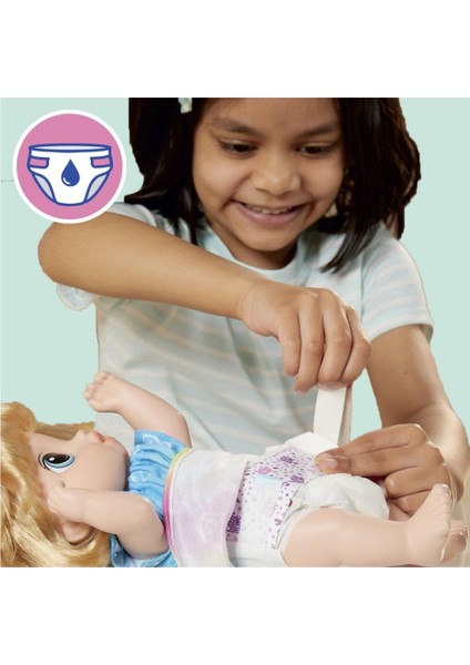 F7356 Baby Alive Bebeğim ile Eğlenceli Yudumlar Sarışın +3 Yaş indirimleri