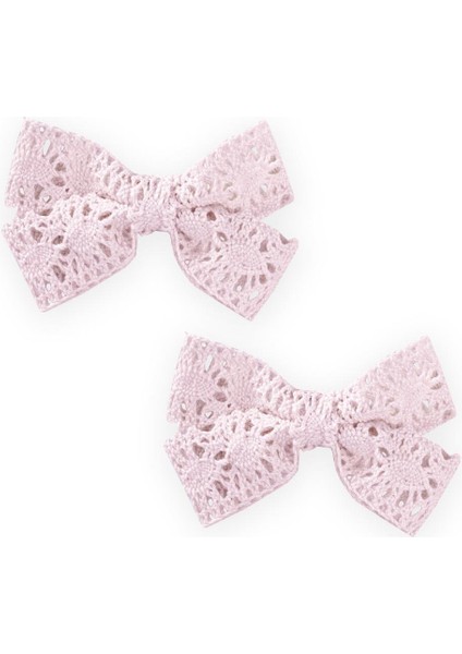 Dantel Örmeli Ikili Toka Pudra