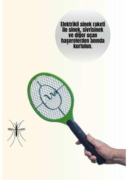 Buğz Iç ve Dış Mekan Elektrikli Sinek Öldürücü | Hafif ve Ergonomik Tasarım fiyatları