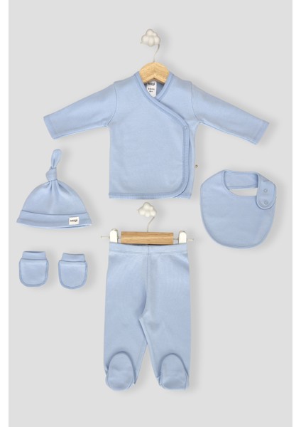 Erkek Bebek 5'li Hastane Çıkış Seti %100 Pamuk fiyatları