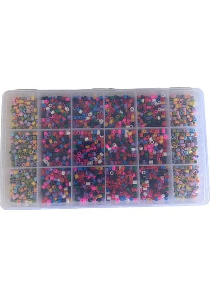Hama Ütülenebilen Karma Boncuk Seti 3600 Adet Tabla ve Organizer Dahil (5mm Midi Boncuk) (5mm Midi Boncuk) (Canlı ve Pastel Karma Renkler Içerir) modelleri