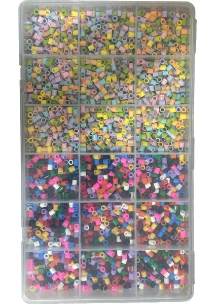 Hama Ütülenebilen Karma Boncuk Seti 3600 Adet Tabla ve Organizer Dahil (5mm Midi Boncuk) (5mm Midi Boncuk) (Canlı ve Pastel Karma Renkler Içerir) fırsatları
