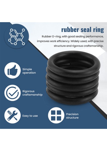50 x Nitril Kauçuk O Halkası Siyah 11 mm x 15 mm x 2 mm Rondela Sızdırmazlık Torbaları Kauçuk Pedler (Yurt Dışından) fırsatları