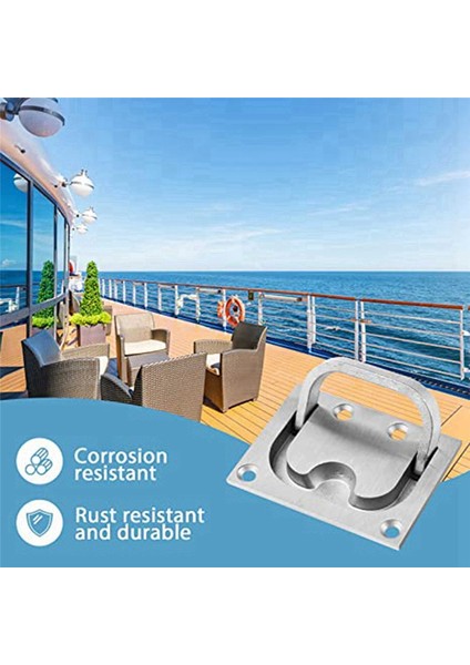 Paslanmaz Çelik Kapak Mandalı, Tekne Güvertesi Kapak Kolları, Halka Kulplar, Gömme Kapak Kolları (Yurt Dışından) indirimleri