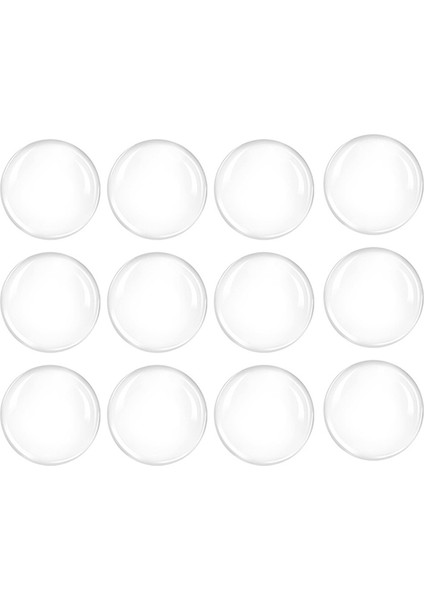 12X Kapı Durdurucu Duvar Koruyucu, 2 Inç Şeffaf Kapı Tokmağı Duvar Koruyucu Duvar Yüzeyini Korur (Yurt Dışından)