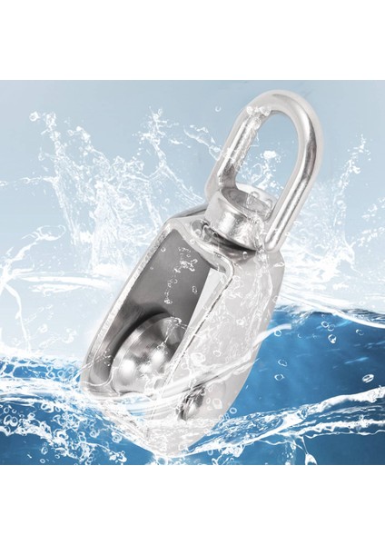 Adet Tek Kasnak Bloğu M15 Paslanmaz Çelik Küçük Kasnak Silindiri Dış Mekanda Halat Kordonu Için 360° Dönebilen Gümüş Kasnak (Yurt Dışından) indirimleri