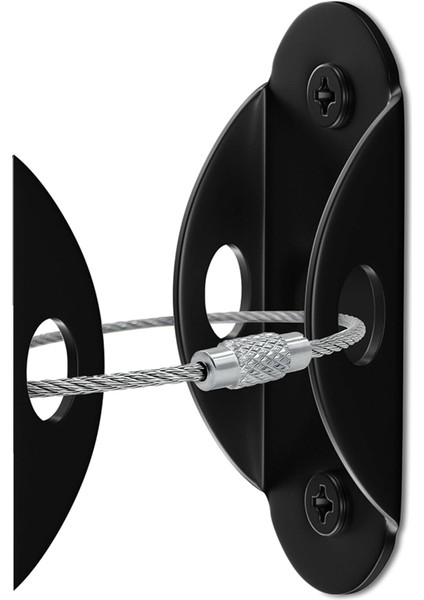 Bebek Güvenliği Için Mobilya Dübelleri (6'lı Paket), Devrilmeye Karşı Dayanıklı Mobilya Dübelleri, Deprem Kayışları, 400 Lbs'ye Dayanıklı, Siyah (Yurt Dışından)