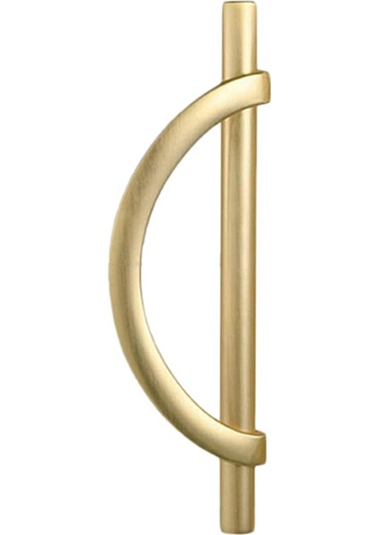 2 Adet Altın Dolap Kulpu Çekmece Kulpları Yarım Ay Şeklinde Dolap Kulpları Çekmece Şifonyer Kulpları Mutfak Dolabı Kulpları B (Yurt Dışından)