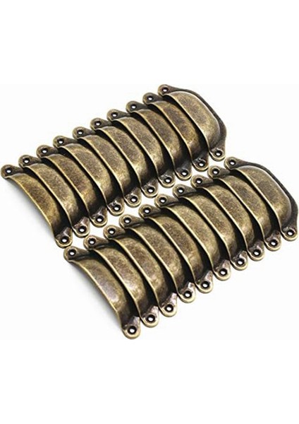 20 Adet Antika Demir Çekmece Kulpu Çekmece Kolları - Vintage Mutfak Dolapları Mobilya Gardırop Çekme Kolu, B (Yurt Dışından) fırsatları