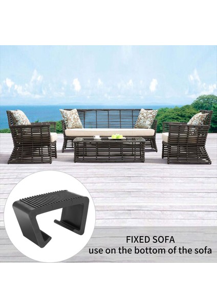 10 Parçalı Rattan Hasır Bahçe Mobilya Hizalama Bağlantı Elemanı Kanepe Klipsi Bağlantı Elemanı Rattan Mobilya Kanepe Için Uygun (Yurt Dışından) fiyatları