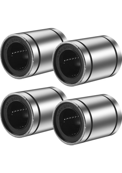 4 Adet LM20UU 20X32X42MM Çift Taraflı Kauçuk Conta Doğrusal Hareketli Bilyalı Rulman Burcu (Yurt Dışından) fiyatları